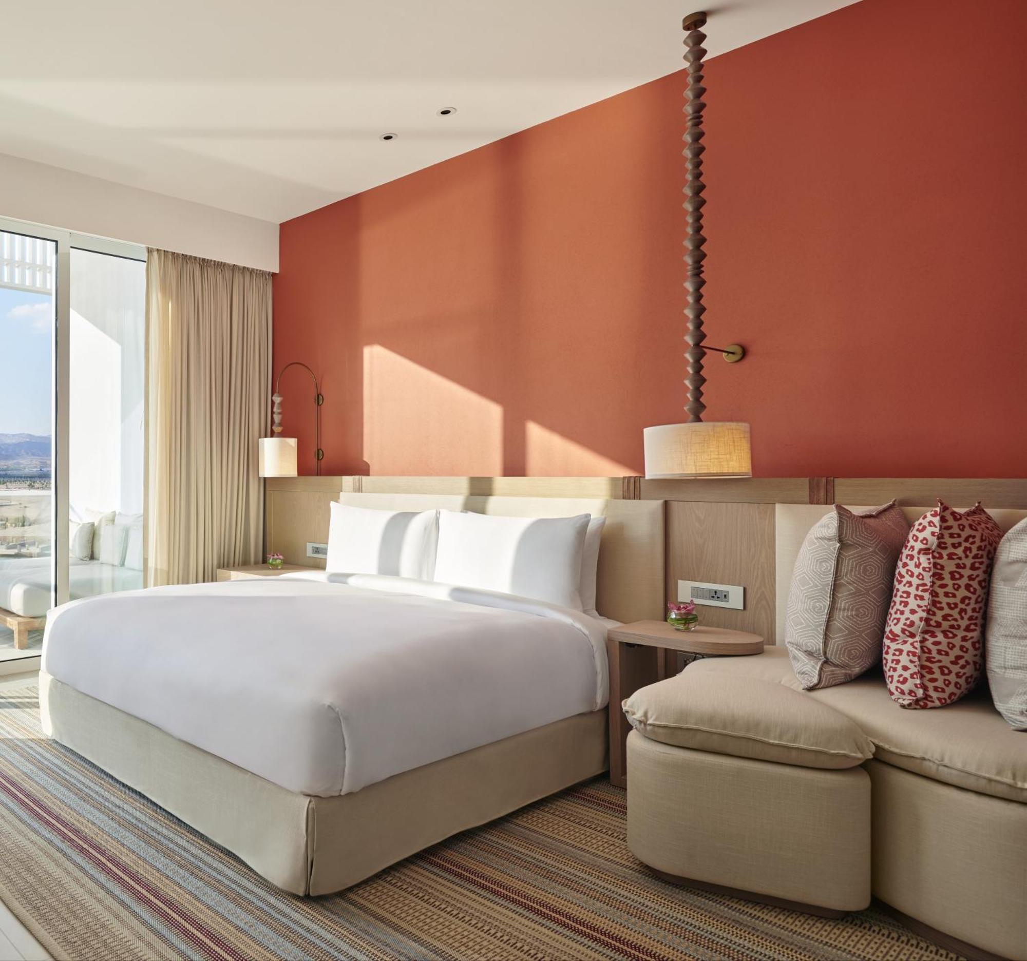 Hyatt Regency Aqaba Ayla Resort Exterior foto A bedroom at the hotel